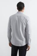 French Connection Oxford Slim Fit Shirt Grey XS