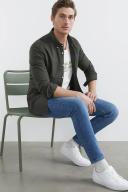 French Connection Oxford Slim Fit Shirt in Khaki S