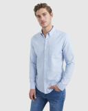 French Connection Oxford Slim Fit Shirt in Sky Blue M