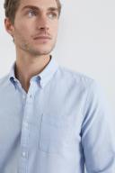 French Connection Oxford Slim Fit Shirt in Sky Blue M