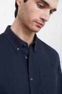 French Connection Oxford Slim Fit Shirt Navy XL