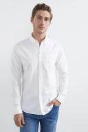 French Connection Oxford Slim Fit Shirt White M