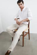 French Connection Oxford Slim Fit Shirt White M