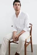 French Connection Oxford Slim Fit Shirt White S
