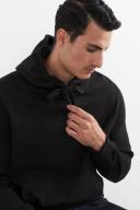 French Connection Relaxed Hooded Sweat in Black S