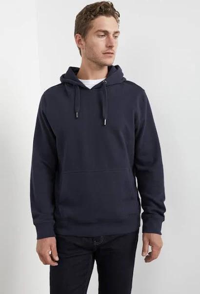 French Connection Relaxed Hooded Sweat in Marine XXL