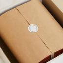 French Flax Linen Flat Sheet in Cocoa Stripe by I Love Linen - King Single