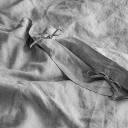French Flax Linen Quilt Cover Set in Soft Grey by I Love Linen - King