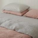 French Flax Linen Sheet Set in Pinstripe by I Love Linen - Queen x 30cm