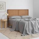 French Flax Linen Sheet Set in Soft Grey by I Love Linen - Double x One Size