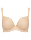 Freya - 32e - Deco Moulded Plunge Bra Nude