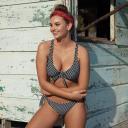 Freya Beach Hut High Apex Bikini Top Black 16DD