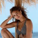 Freya Beach Hut High Apex Bikini Top Black 16DD