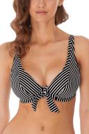 Freya Beach Hut High Apex Bikini Top Black 8H