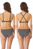 Freya Beach Hut High Apex Bikini Top Black 8H