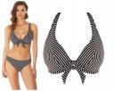 Freya Beach Hut High Apex Bikini Top Black 8H