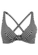 Freya Beach Hut High Apex Bikini Top Black 8H
