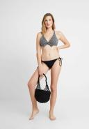 Freya Beach Hut High Apex Bikini Top Black 8H