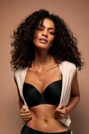 Freya Deco Plunge Bra Black