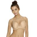 Freya Deco Underwired Moulded Plunge Bra - 16DD Nude