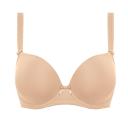 Freya Deco Underwired Moulded Plunge Bra - 16DD Nude
