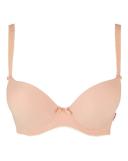 Freya Deco Underwired Moulded Plunge Bra - 16DD Nude