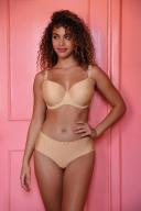 Freya Idol Underwired Moulded Balcony Bra - Nude, 30K