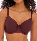 Freya Idol Underwired Moulded Balcony T-Shirt Bra - Dark Cherry, 12d