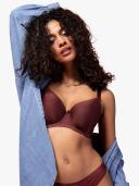 Freya Idol Underwired Moulded Balcony T-Shirt Bra - Dark Cherry - 12F Dark Cherry