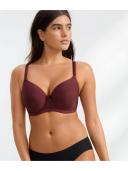 Freya Idol Underwired Moulded Balcony T-Shirt Bra - Dark Cherry - 8D Dark Cherry