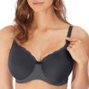 Freya Pure Sculpt Moulded Soft Cup Nursing Bra Slate - 32 - E AA1582