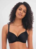 Freya Signature AA400510 Underwired Moulded Spacer Bra Black CS 38DD