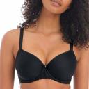 Freya Signature AA400510 Underwired Moulded Spacer Bra Black CS 38F