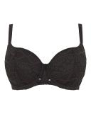 Freya Sundance Sweetheart Padded Bikini Top Black 14G