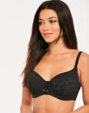 Freya Sundance Sweetheart Padded Bikini Top Black 16D
