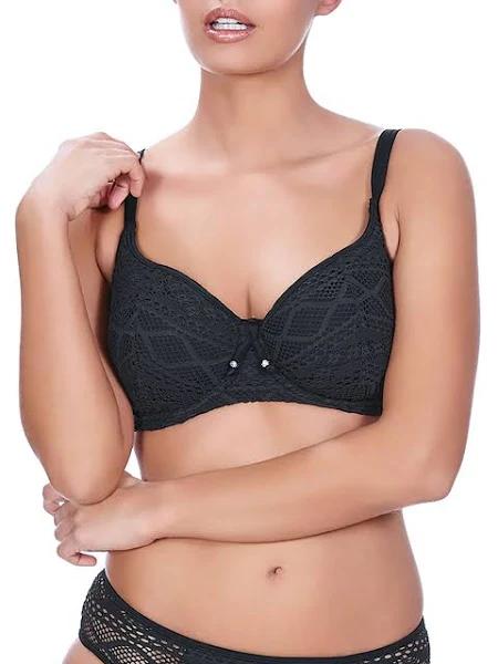 Freya Sundance Sweetheart Padded Bikini Top Black 16D