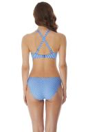 Freya Swim Beach Hut Underwire High Apex Bikini Top - Blue Moon - 10J Blue Moon