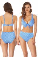Freya Swim Beach Hut Underwire High Apex Bikini Top - Blue Moon - 10J Blue Moon