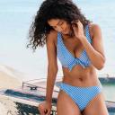 Freya Swim Beach Hut Underwire High Apex Bikini Top - Blue Moon - 8DD Blue Moon