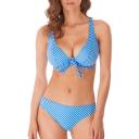 Freya Swim Beach Hut Underwire High Apex Bikini Top - Blue Moon - 8DD Blue Moon