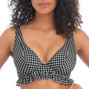 Freya Swim Check in Underwired High Apex Bikini Top - Monochrome - 10DD Monochrome