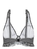 Freya Swim Check in Underwired High Apex Bikini Top - Monochrome - 10DD Monochrome