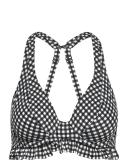 Freya Swim Check in Underwired High Apex Bikini Top - Monochrome - 10DD Monochrome