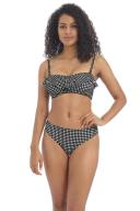Freya Women's Check in Bandeau Bikini Top - AS201910 30F Monochrome