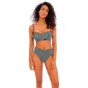 Freya Women's Check in Bandeau Bikini Top - AS201910 32G Monochrome