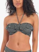 Freya Women's Check in Bandeau Bikini Top - AS201910 32G Monochrome