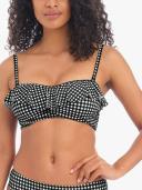 Freya Women's Check in Bandeau Bikini Top - AS201910 32G Monochrome