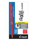 Frixion Clicker Erasable Gel Ink Retractable Pen Red Ink, .7mm, Dozen