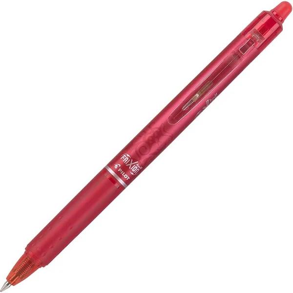 Frixion Clicker Erasable Gel Ink Retractable Pen Red Ink, .7mm, Dozen