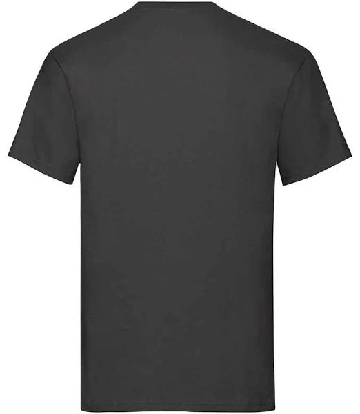 Fruit of The Loom Men's Heavy Cotton Short Sleeve T Shirt Black 3XL
